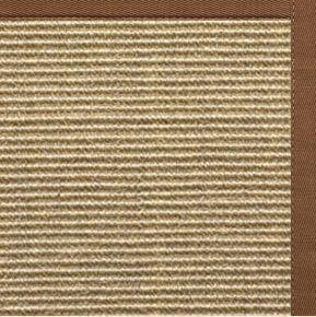 Bone Sisal Rug with Sahara Cotton Border - Free Shipping