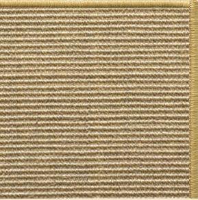 Bone Sisal Rug with Serged Border (Color 10816)