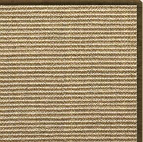 Bone Sisal Rug with Serged Border (Color 522)