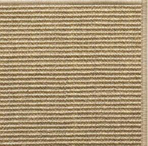 Bone Sisal Rug with Serged Border (Color 93)