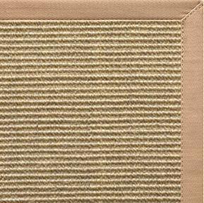 Bone Sisal Rug with Straw Cotton Border alternate view