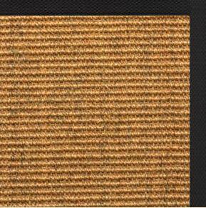 Cognac Sisal Rug with Lava Cotton Border - Free Shipping