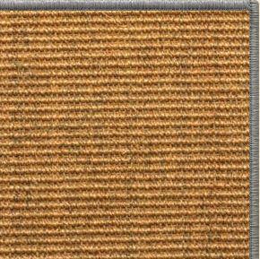 Cognac Sisal Rug with Serged Border (Color 989) - Free Shipping