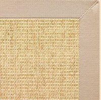Sand Sisal Rug with Alabastor Cotton Border - Free Shipping 3