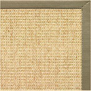 Sand Sisal Rug with Basil Green Cotton Border alternate view