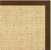 Sand Sisal Rug with Bronze Cotton Border - Free Shipping 2