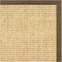 Sand Sisal Rug with Eucalyptus Cotton Border - Free Shipping 1