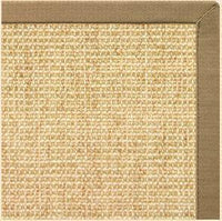 Sand Sisal Rug with Green Mist Cotton Border - Free Shipping 2