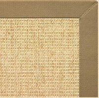 Sand Sisal Rug with Green Mist Cotton Border - Free Shipping 3