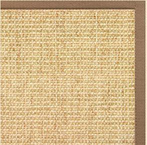 Sand Sisal Rug with Harvest Haze Cotton Border