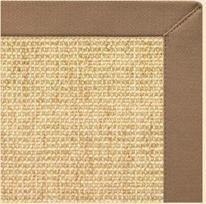 Sand Sisal Rug with Harvest Haze Cotton Border - Free Shipping