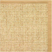 Sand Sisal Rug with Honeycomb Cotton Border - Free Shipping 1