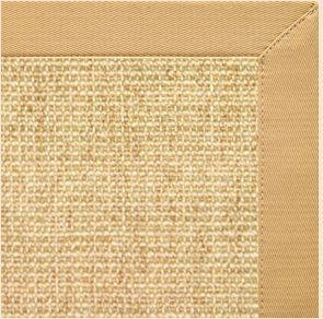 Sand Sisal Rug with Honeycomb Cotton Border - Free Shipping