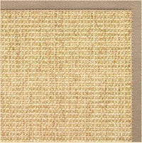 Sand Sisal Rug with Ivory Blush Cotton Border - Free Shipping 1