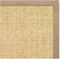 Sand Sisal Rug with Ivory Blush Cotton Border - Free Shipping 2