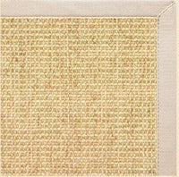 Sand Sisal Rug with Ivory Cotton Border - Free Shipping 2