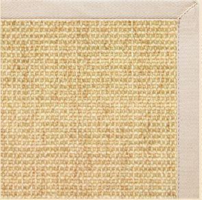 Sand Sisal Rug with Ivory Cotton Border alternate view