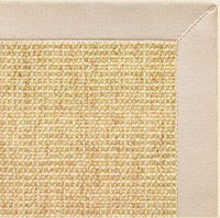 Sand Sisal Rug with Ivory Cotton Border - Free Shipping 3