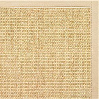 Sand Sisal Rug with Magnolia Cotton Border - Free Shipping 1