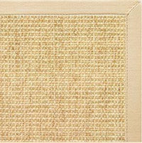 Sand Sisal Rug with Magnolia Cotton Border - Free Shipping 2