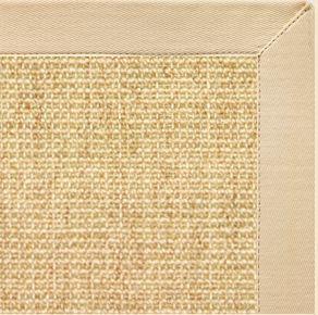 Sand Sisal Rug with Magnolia Cotton Border - Free Shipping