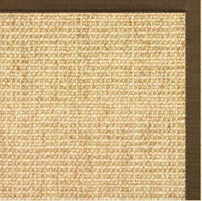 Sand Sisal Rug with Marsh Cotton Border