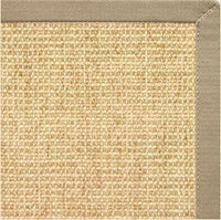 Sand Sisal Rug with Moon Rock Gray Cotton Border - Free Shipping 3