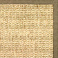 Sand Sisal Rug with Oat Straw Cotton Border - Free Shipping 1