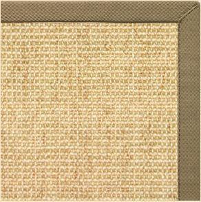 Sand Sisal Rug with Oat Straw Cotton Border alternate view