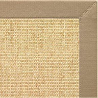 Sand Sisal Rug with Oatmeal Cotton Border - Free Shipping 2