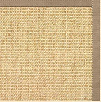 Sand Sisal Rug with Pistachio Cotton Border - Free Shipping 1