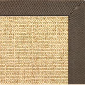 Sand Sisal Rug with Rye Cotton Border - Free Shipping