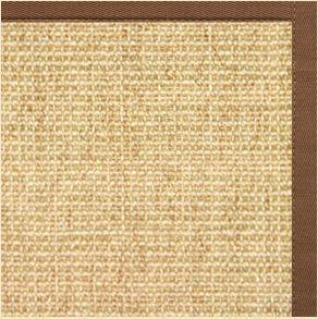 Sand Sisal Rug with Sahara Cotton Border