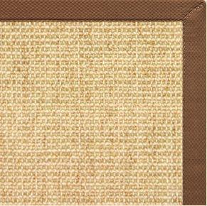 Sand Sisal Rug with Sahara Cotton Border alternate view