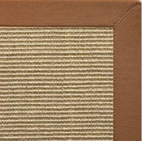 Sand Sisal Rug with Sahara Cotton Border - Free Shipping