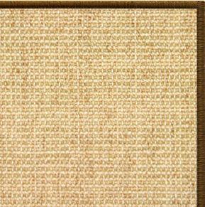 Sand Sisal Rug with Serged Border (Color 1048) - Free Shipping