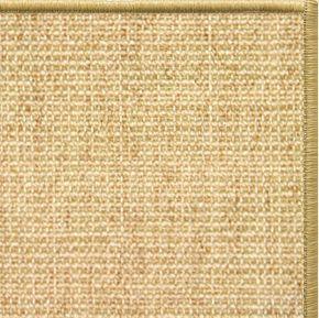 Sand Sisal Rug with Serged Border (Color 10816)