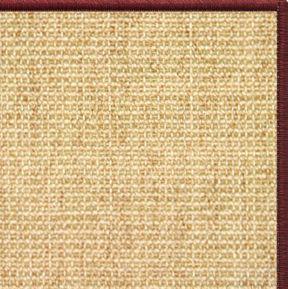 Sand Sisal Rug with Serged Border (Color 11989) - Free Shipping