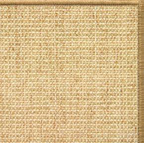 Sand Sisal Rug with Serged Border (Color 200) - Free Shipping