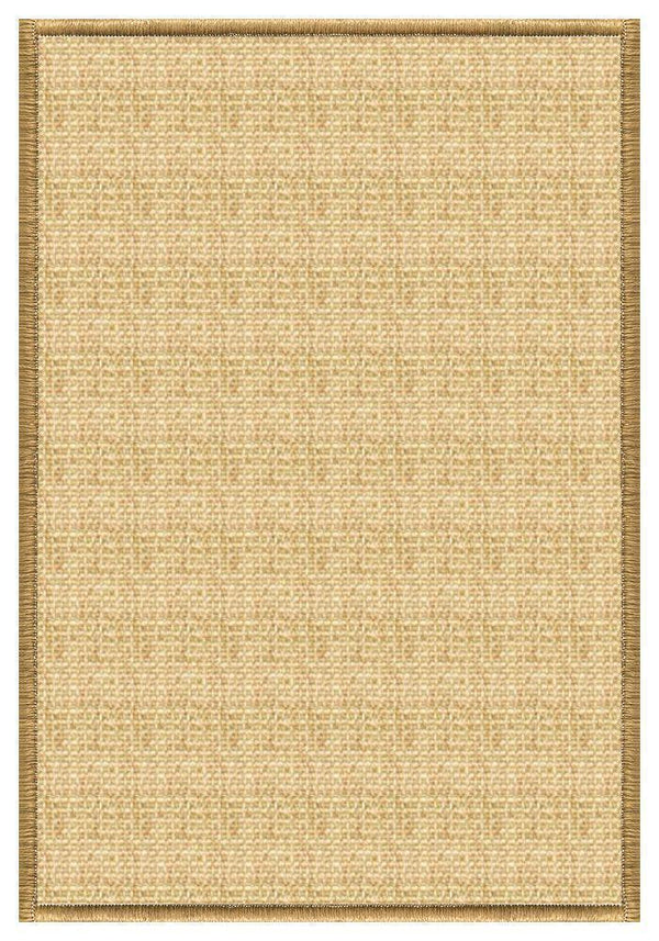 Sand Sisal Rug with Serged Border (Color 200) alternate view