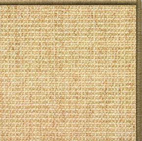 Sand Sisal Rug with Serged Border (Color 29950) - Free Shipping