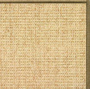 Sand Sisal Rug with Serged Border (Color 29950)