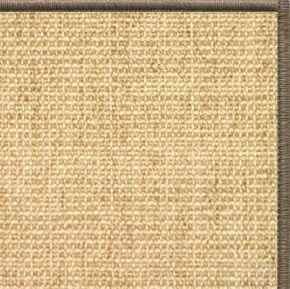 Sand Sisal Rug with Serged Border (Color 29979)