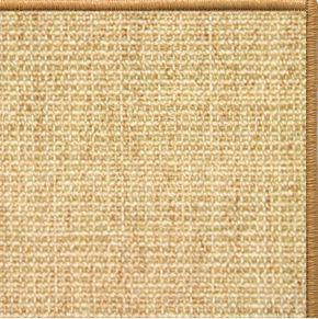 Sand Sisal Rug with Serged Border (Color 29989) - Free Shipping