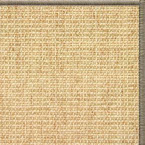 Sand Sisal Rug with Serged Border (Color 30008)