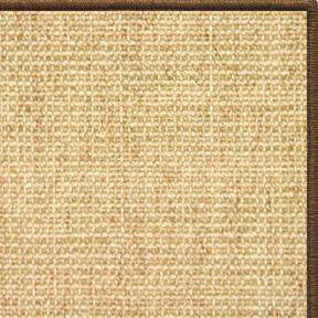 Sand Sisal Rug with Serged Border (Color 3295) - Free Shipping
