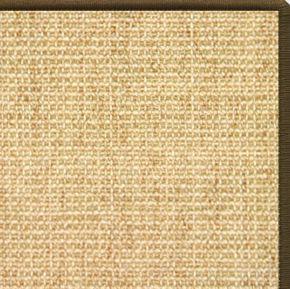 Sand Sisal Rug with Serged Border (Color 522) - Free Shipping