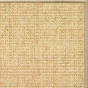 Sand Sisal Rug with Serged Border (Color 93) - Free Shipping