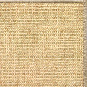 Sand Sisal Rug with Serged Border (Color 93)