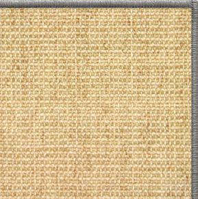 Sand Sisal Rug with Serged Border (Color 989) - Free Shipping
